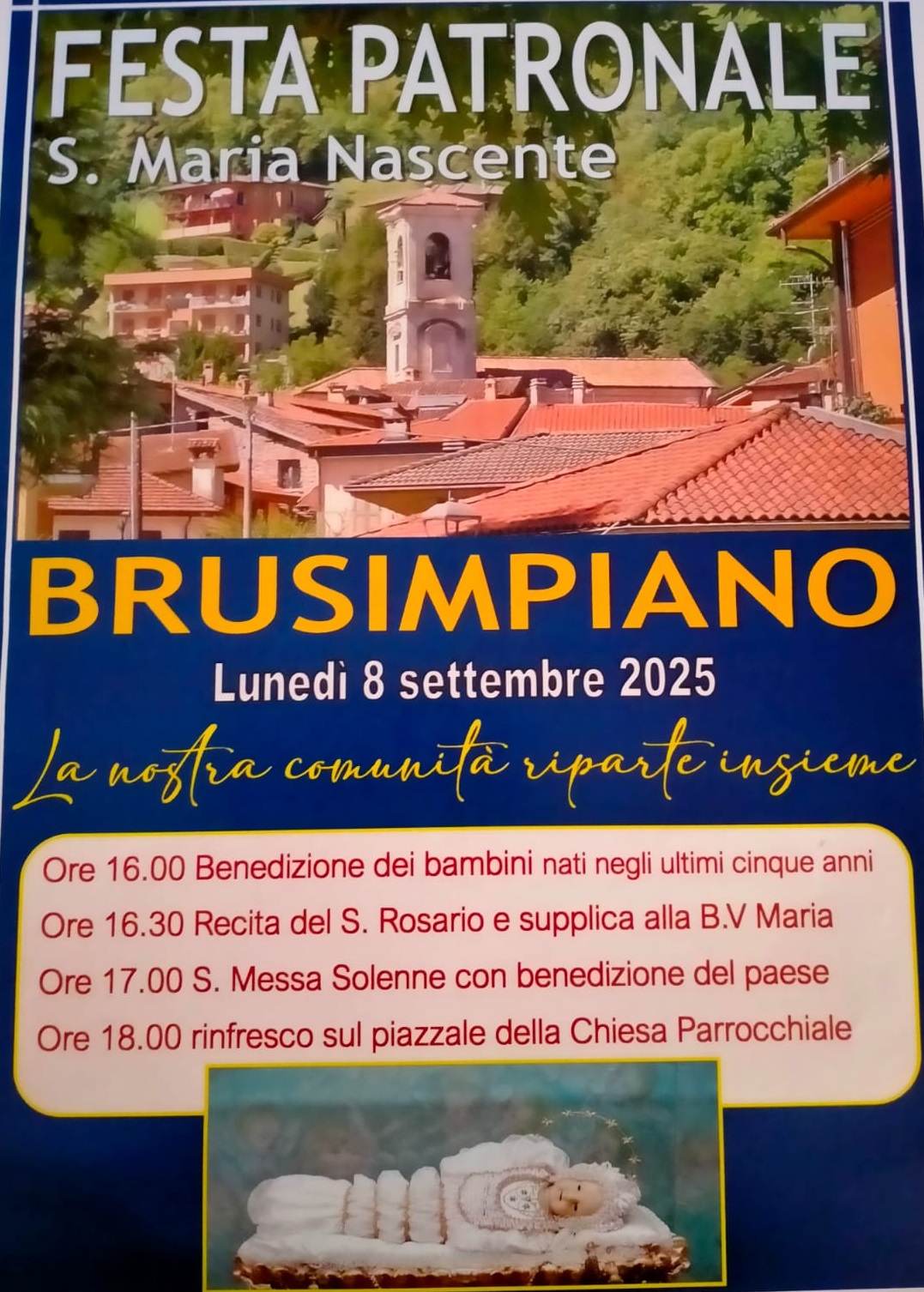 locandina evento, testo in descrizione